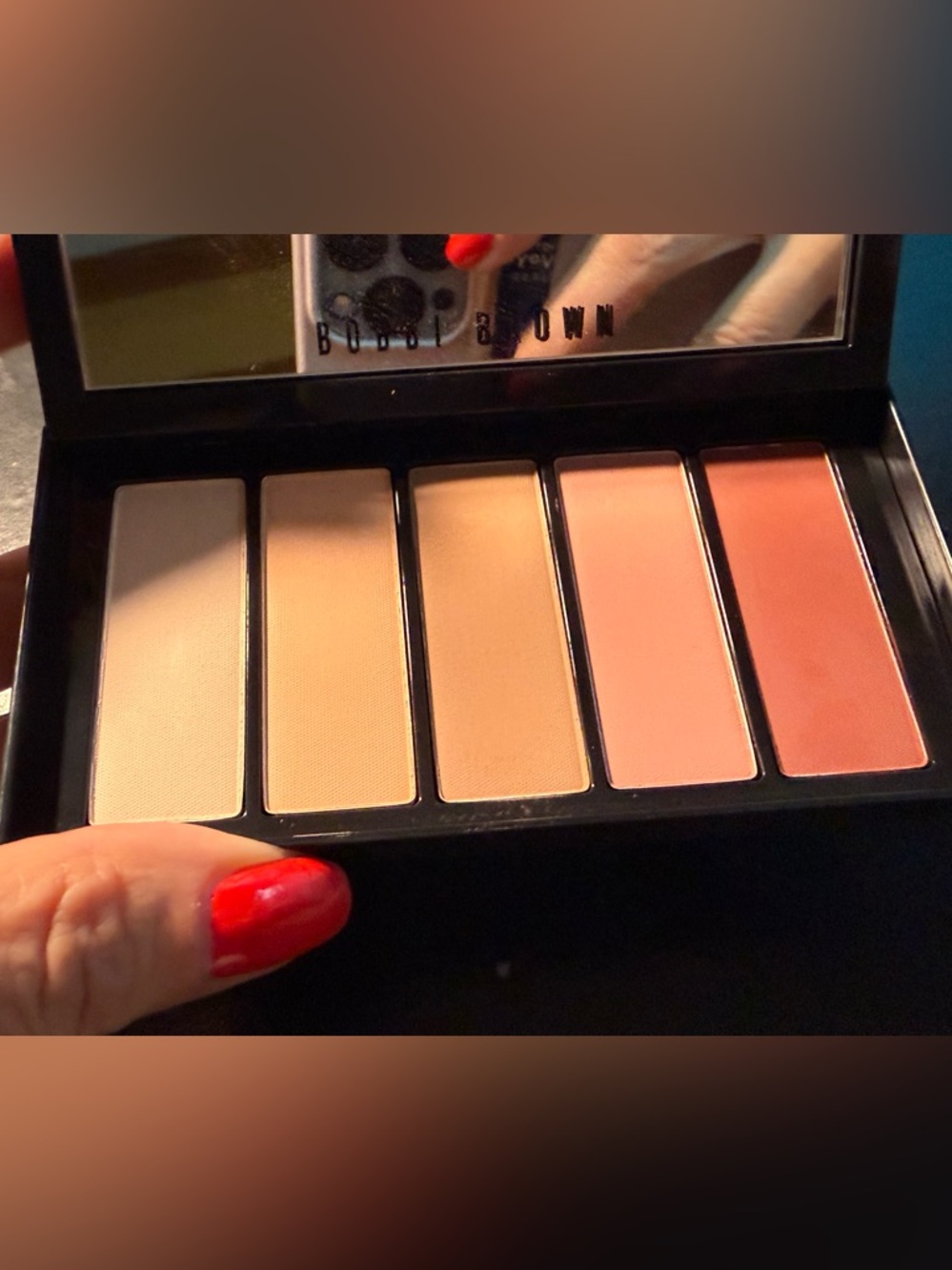 Bobbi Brown Eyeshadow/Blush Palette - Cream, Beige, Peach, Pink, Coral Shades